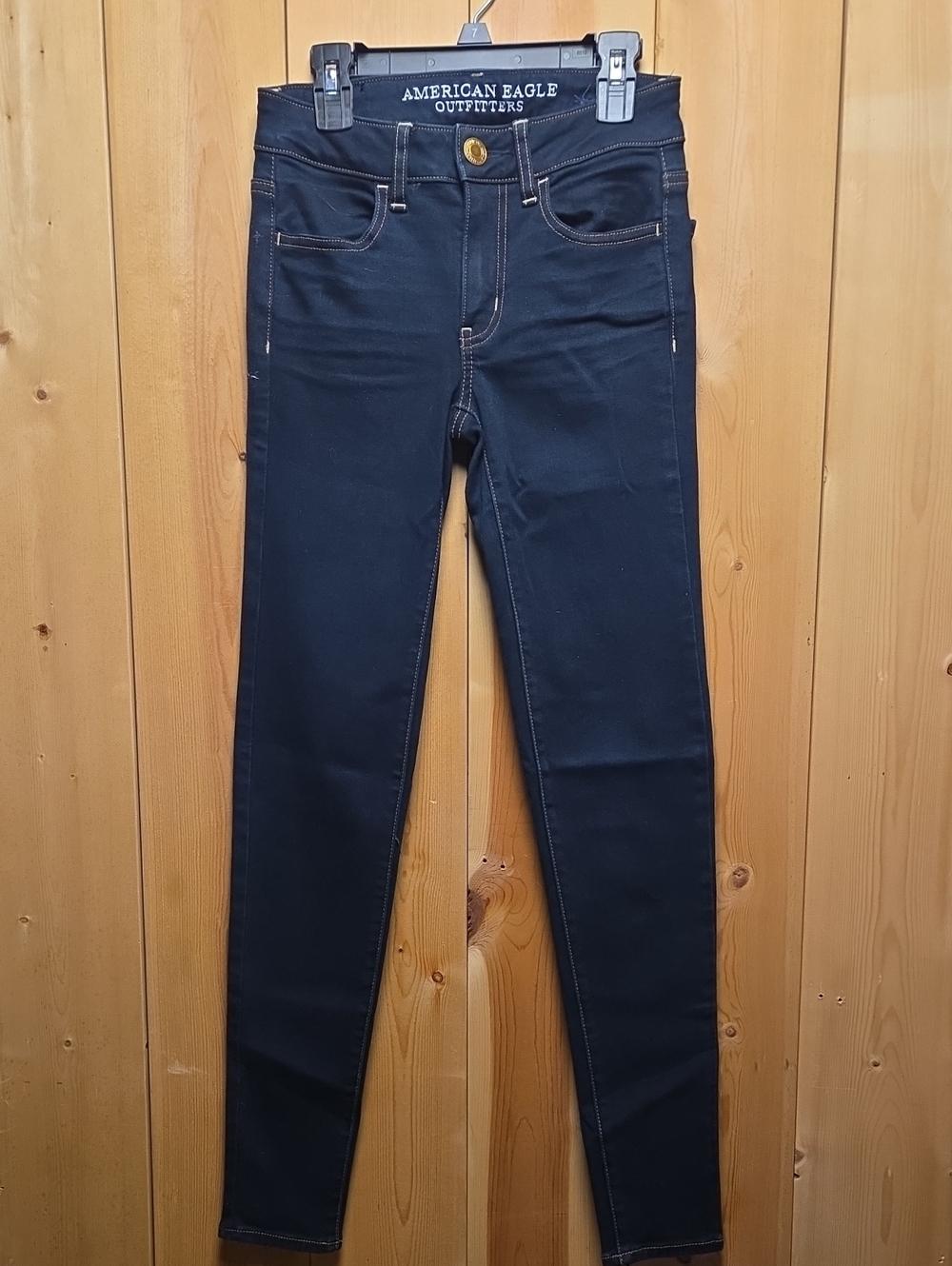 American Eagle Dark Blue Skinny Super Stretch Jeans